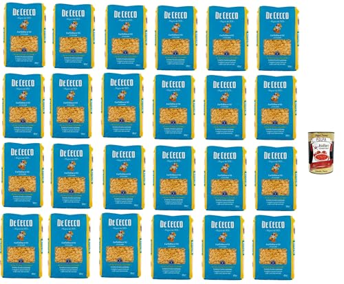 De Cecco Farfalline N°95, 100% Italienisch Pasta Nudeln 24x 500g + Italian Gourmet Polpa 400g De Cecco Farfalline N°95, 100% Italienisch Pasta Nudeln 24x 500g + Italian Gourmet Polpa 400g von Italian Gourmet E.R.