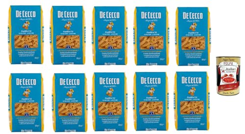 De Cecco Fusilli N°34, 100% Italienisch Pasta Nudeln 10x 500g + Italian Gourmet Polpa 400g De Cecco Fusilli N°34, 100% Italienisch Pasta Nudeln 10x 500g + Italian Gourmet Polpa 400g von Italian Gourmet E.R.