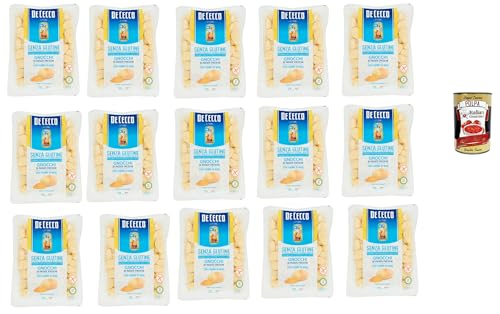 De Cecco Gnocchi di patate fresche senza Glutine, Glutenfrei,100% Italienisch Pasta Nudeln gluten free 15x 400G + Italian Gourmet polpa 400g von Italian Gourmet E.R.