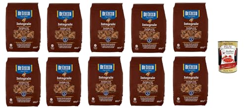 De Cecco Integrale Farfalle N° 93, Pasta integrale, Vollkornnudeln, 10x 500g + Italian Gourmet polpa 400g De Cecco Integrale Farfalle N° 93, Pasta integrale, Vollkornnudeln, 10x 500g + Italian Gourmet polpa 400g von Italian Gourmet E.R.