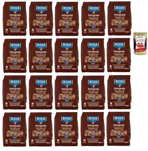 De Cecco Integrale Orecchiette N° 91, Pasta integrale, Vollkornnudeln, 20x 500g + Italian Gourmet polpa 400g De Cecco Integrale Orecchiette N° 91, Pasta integrale, Vollkornnudeln, 20x 500g + Italian Gourmet polpa 400g von Italian Gourmet E.R.