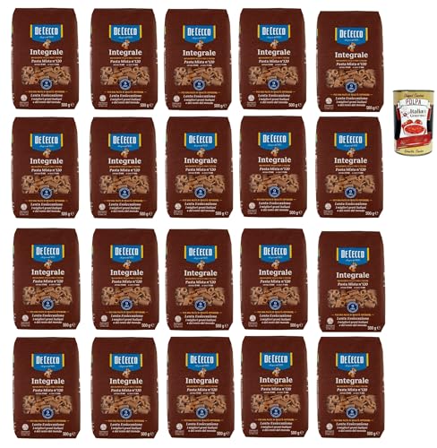 De Cecco Integrale Pasta Mista N° 120, Pasta integrale, Vollkornnudeln, 20x 500g + Italian Gourmet polpa 400g De Cecco Integrale Pasta Mista N° 120, Pasta integrale, Vollkornnudeln, 20x 500g + Italian Gourmet polpa 400g von Italian Gourmet E.R.