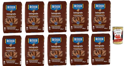 De Cecco Integrale Pennoni rigati N° 39, Pasta integrale, Vollkornnudeln, 10x 500g + Italian Gourmet polpa 400g De Cecco Integrale Pennoni rigati N° 39, Pasta integrale, Vollkornnudeln, 10x 500g + Italian Gourmet polpa 400g von Italian Gourmet E.R.