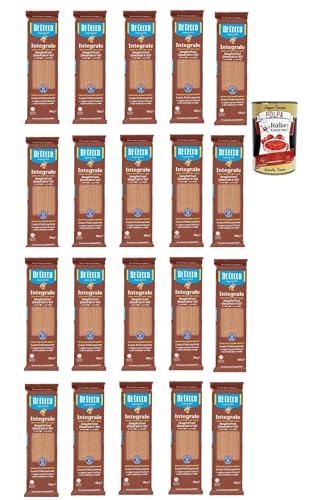 De Cecco Integrale Spaghettoni quadrati N° 413, Pasta integrale, Vollkornnudeln, 20x 500g + Italian Gourmet polpa 400g De Cecco Integrale Spaghettoni quadrati N° 413, Pasta integrale, Vollkornnudeln, 20x 500g + Italian Gourmet polpa 400g von Italian Gourmet E.R.