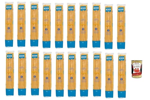 De Cecco Le Specialità Candele Lunghe N°127, 100% Italienisch Pasta Nudeln 20x 500g + Italian Gourmet Polpa 400g De Cecco Le Specialità Candele Lunghe N°127, 100% Italienisch Pasta Nudeln 20x 500g + Italian Gourmet Polpa 400g von Italian Gourmet E.R.