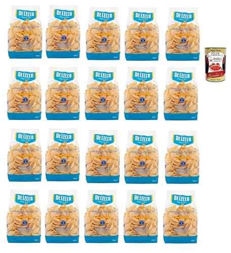 De Cecco Le Specialità Conchiglioni Rigati N°126, 100% Italienisch Pasta Nudeln 20x 500g + Italian Gourmet Polpa 400g De Cecco Le Specialità Conchiglioni Rigati N°126, 100% Italienisch Pasta Nudeln 20x 500g + Italian Gourmet Polpa 400g von Italian Gourmet E.R.