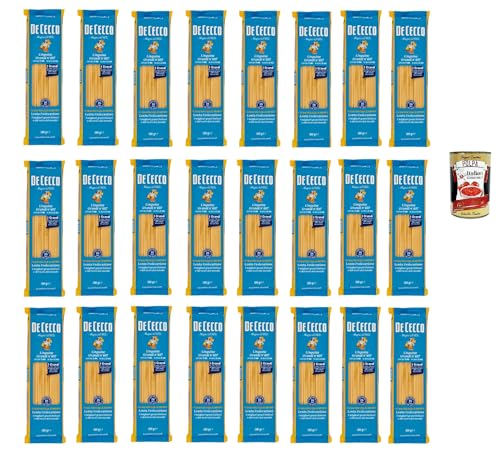 De Cecco Linguine Grandi N°407, 100% Italienisch Pasta Nudeln 24x 500g + Italian Gourmet Polpa 400g De Cecco Linguine Grandi N°407, 100% Italienisch Pasta Nudeln 24x 500g + Italian Gourmet Polpa 400g von Italian Gourmet E.R.