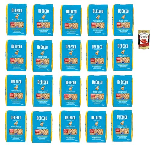 De Cecco Mafaldine corte N°32 100% Italienisch Pasta Nudeln 20x 500g + Italian Gourmet Polpa 400g De Cecco Mafaldine corte N°32 100% Italienisch Pasta Nudeln 20x 500g + Italian Gourmet Polpa 400g von Italian Gourmet E.R.