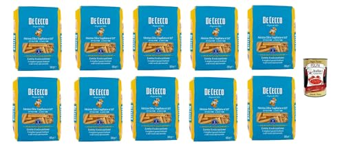 De Cecco Mezza Zita Tagliata N°117 100% Italienisch Pasta Nudeln 10x 500g + Italian Gourmet Polpa 400g De Cecco Mezza Zita Tagliata N°117 100% Italienisch Pasta Nudeln 10x 500g + Italian Gourmet Polpa 400g von Italian Gourmet E.R.