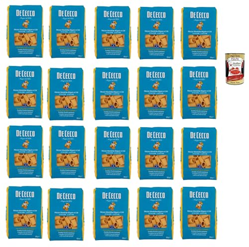 De Cecco Mezze Maniche Rigate N°136 100% Italienisch Pasta Nudeln 20x 500g + Italian Gourmet Polpa 400g De Cecco Mezze Maniche Rigate N°136 100% Italienisch Pasta Nudeln 20x 500g + Italian Gourmet Polpa 400g von Italian Gourmet E.R.