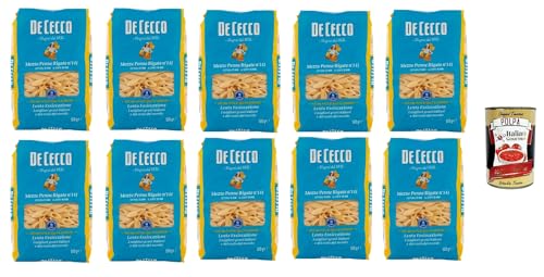 De Cecco Mezze Penne rigate N°141 100% Italienisch Pasta Nudeln 10x 500g + Italian Gourmet Polpa 400g De Cecco Mezze Penne rigate N°141 100% Italienisch Pasta Nudeln 10x 500g + Italian Gourmet Polpa 400g von Italian Gourmet E.R.