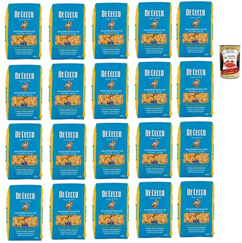 De Cecco Mezzi Ditali Lisci N°158 100% Italienisch Pasta Nudeln 20x 500g + Italian Gourmet Polpa 400g De Cecco Mezzi Ditali Lisci N°158 100% Italienisch Pasta Nudeln 20x 500g + Italian Gourmet Polpa 400g von Italian Gourmet E.R.