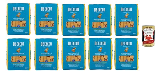 De Cecco Mezzi Rigatoni N°26 100% Italienisch Pasta Nudeln 10x 500g + Italian Gourmet Polpa 400g De Cecco Mezzi Rigatoni N°26 100% Italienisch Pasta Nudeln 10x 500g + Italian Gourmet Polpa 400g von Italian Gourmet E.R.