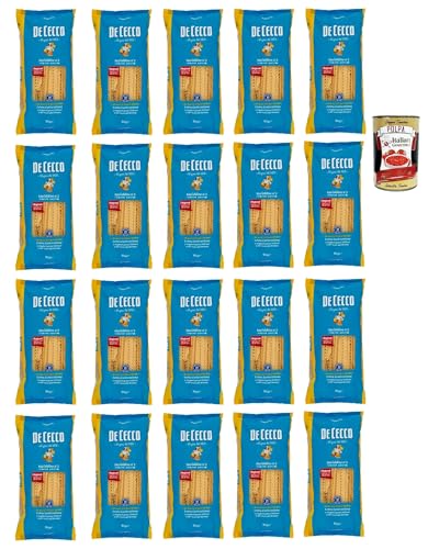 De Cecco Pasta Mafaldine n. 2 100% Italienisch Nudeln 20x 500g + Italian Gourmet Polpa 400g De Cecco Pasta Mafaldine n. 2 100% Italienisch Nudeln 20x 500g + Italian Gourmet Polpa 400g von Italian Gourmet E.R.