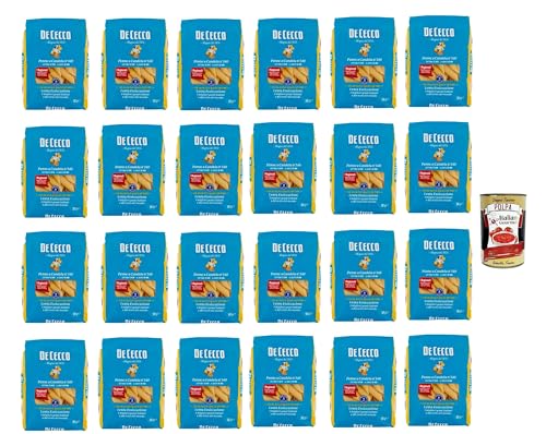 De Cecco Penne a Candela N°340, 100% Italienisch Pasta Nudeln 24x 500g + Italian Gourmet Polpa 400g De Cecco Penne a Candela N°340, 100% Italienisch Pasta Nudeln 24x 500g + Italian Gourmet Polpa 400g von Italian Gourmet E.R.