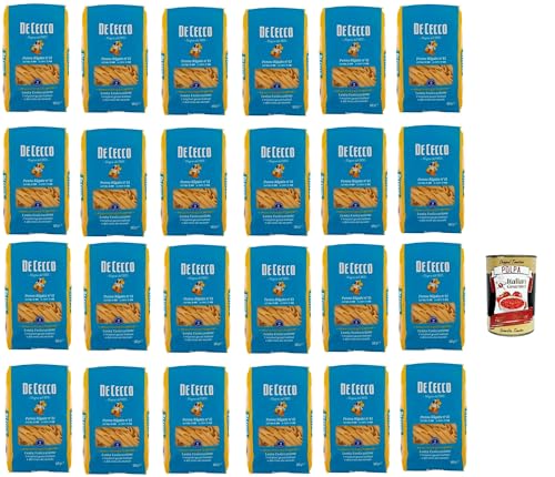 De Cecco Penne rigate N°41, 100% Italienisch Pasta Nudeln 24x 500g + Italian Gourmet Polpa 400g De Cecco Penne rigate N°41, 100% Italienisch Pasta Nudeln 24x 500g + Italian Gourmet Polpa 400g von Italian Gourmet E.R.