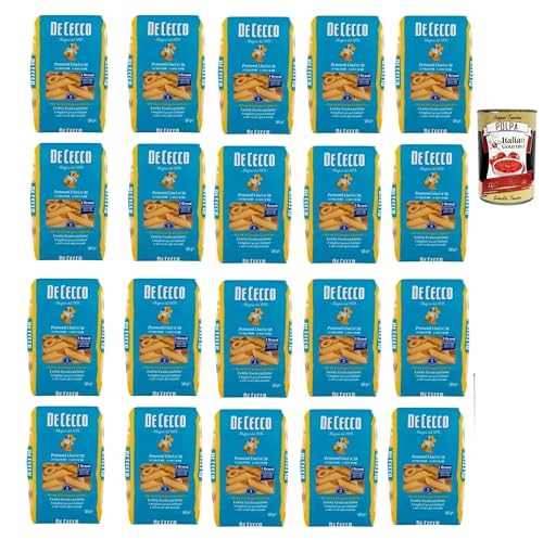 De Cecco Pennoni Lisci N°38, 100% Italienisch Pasta Nudeln 20x 500g + Italian Gourmet Polpa 400g De Cecco Pennoni Lisci N°38, 100% Italienisch Pasta Nudeln 20x 500g + Italian Gourmet Polpa 400g von Italian Gourmet E.R.