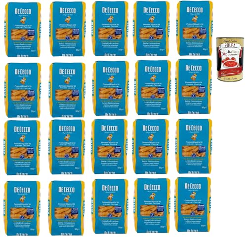 De Cecco Pennoni Rigati N°39, 100% Italienisch Pasta Nudeln 20x 500g + Italian Gourmet Polpa 400g De Cecco Pennoni Rigati N°39, 100% Italienisch Pasta Nudeln 20x 500g + Italian Gourmet Polpa 400g von Italian Gourmet E.R.