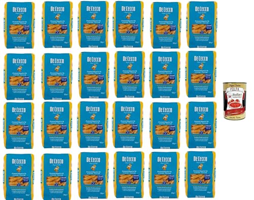 De Cecco Pennoni Rigati N°39, 100% Italienisch Pasta Nudeln 24x 500g + Italian Gourmet Polpa 400g De Cecco Pennoni Rigati N°39, 100% Italienisch Pasta Nudeln 24x 500g + Italian Gourmet Polpa 400g von Italian Gourmet E.R.