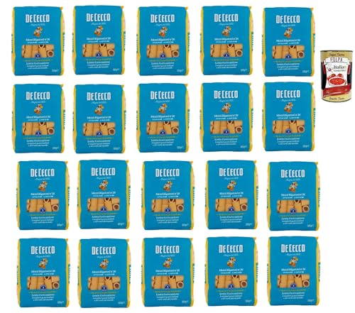 De Cecco Rigatoni N°26, 100% Italienisch Pasta Nudeln 20x 500g + Italian Gourmet Polpa 400g De Cecco Rigatoni N°26, 100% Italienisch Pasta Nudeln 20x 500g + Italian Gourmet Polpa 400g von Italian Gourmet E.R.