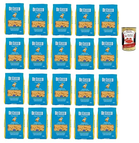 De Cecco Sedanini N°61, 100% Italienisch Pasta Nudeln 20x 500g + Italian Gourmet Polpa 400g De Cecco Sedanini N°61, 100% Italienisch Pasta Nudeln 20x 500g + Italian Gourmet Polpa 400g von Italian Gourmet E.R.