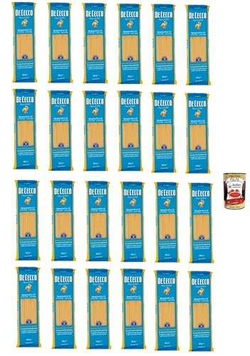 De Cecco Spaghetti N°12 100% Italienisch Pasta Nudeln 24x 500g + Italian Gourmet Polpa 400g De Cecco Spaghetti N°12 100% Italienisch Pasta Nudeln 24x 500g + Italian Gourmet Polpa 400g von Italian Gourmet E.R.