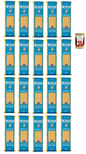 De Cecco Spaghettini N°11 100% Italienisch Pasta Nudeln 20x 500g + Italian Gourmet Polpa 400g De Cecco Spaghettini N°11 100% Italienisch Pasta Nudeln 20x 500g + Italian Gourmet Polpa 400g von Italian Gourmet E.R.
