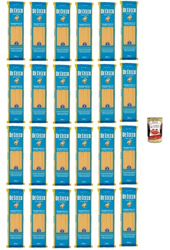 De Cecco Spaghettini N°11 100% Italienisch Pasta Nudeln 24x 500g + Italian Gourmet Polpa 400g De Cecco Spaghettini N°11 100% Italienisch Pasta Nudeln 24x 500g + Italian Gourmet Polpa 400g von Italian Gourmet E.R.