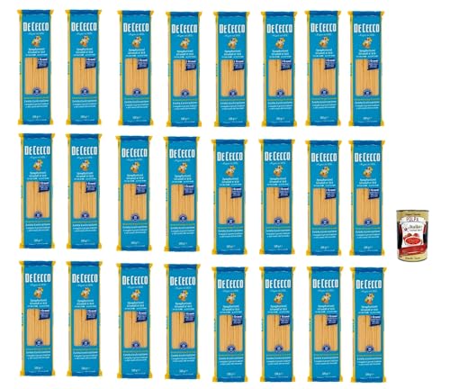 De Cecco Spaghettoni Grandi N°414, 100% Italienisch Pasta Nudeln 24x 500g + Italian Gourmet Polpa 400g De Cecco Spaghettoni Grandi N°414, 100% Italienisch Pasta Nudeln 24x 500g + Italian Gourmet Polpa 400g von Italian Gourmet E.R.