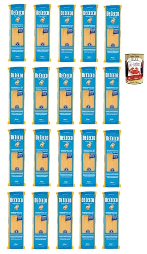 De Cecco Spaghettoni N°412, 100% Italienisch Pasta Nudeln 20x 500g + Italian Gourmet Polpa 400g De Cecco Spaghettoni N°412, 100% Italienisch Pasta Nudeln 20x 500g + Italian Gourmet Polpa 400g von Italian Gourmet E.R.