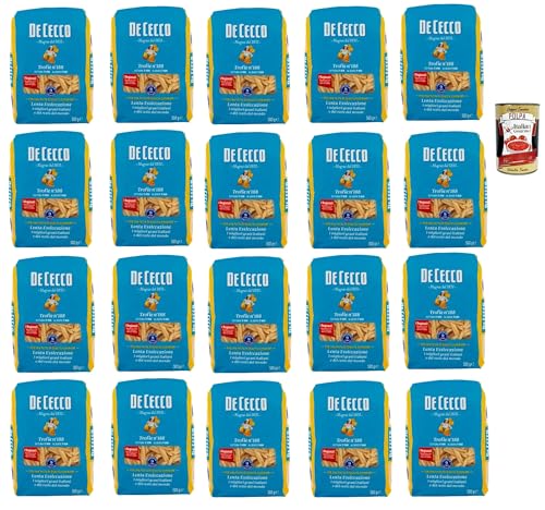 De Cecco Trofie N°188 100% Italienisch Pasta Nudeln 20x 500g + Italian Gourmet Polpa 400g De Cecco Trofie N°188 100% Italienisch Pasta Nudeln 20x 500g + Italian Gourmet Polpa 400g von Italian Gourmet E.R.