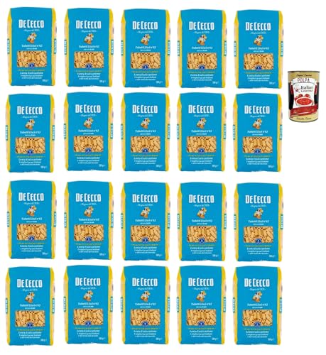 De Cecco Tubetti Lisci N°62, 100% Italienisch Pasta Nudeln 20x 500g + Italian Gourmet Polpa 400g De Cecco Tubetti Lisci N°62, 100% Italienisch Pasta Nudeln 20x 500g + Italian Gourmet Polpa 400g von Italian Gourmet E.R.