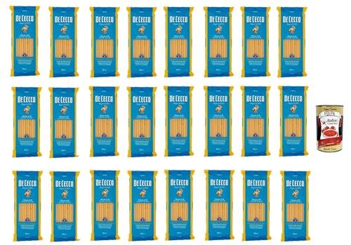 De Cecco Zitone N°19 100% Italienisch Pasta Nudeln 24x 500g + Italian Gourmet Polpa 400g De Cecco Zitone N°19 100% Italienisch Pasta Nudeln 24x 500g + Italian Gourmet Polpa 400g von Italian Gourmet E.R.