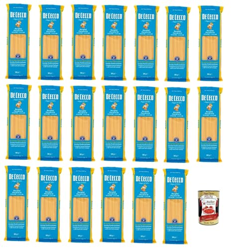 De Cecco bucatini piccoli N°14 100% Italienisch Pasta Nudeln 20x 500g + Italian Gourmet Polpa 400g De Cecco bucatini piccoli N°14 100% Italienisch Pasta Nudeln 20x 500g + Italian Gourmet Polpa 400g von Italian Gourmet E.R.