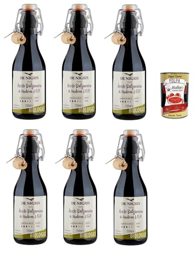 De Nigris Aceto Balsamico Di Modena I.G.P. , Balsamico-Essig aus Modena 6x 250ml + Italian Gourmet polpa 400g De Nigris Aceto Balsamico Di Modena I.G.P. , Balsamico-Essig aus Modena 6x 250ml + Italian Gourmet polpa 400g von Italian Gourmet E.R.