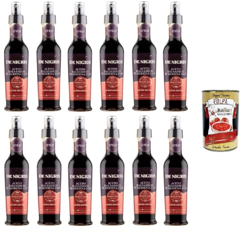 De Nigris Balsamico-Essig aus Modena I.G.P. Gusto Deciso Spray 12x250 ml+ Italian Gourmet polpa 400g De Nigris Balsamico-Essig aus Modena I.G.P. Gusto Deciso Spray 12x250 ml+ Italian Gourmet polpa 400g von Italian Gourmet E.R.