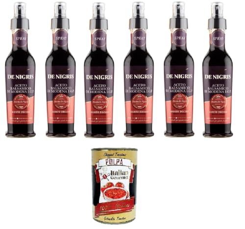 De Nigris Balsamico-Essig aus Modena I.G.P. Gusto Deciso Spray 6x250 ml+ Italian Gourmet polpa 400g De Nigris Balsamico-Essig aus Modena I.G.P. Gusto Deciso Spray 6x250 ml+ Italian Gourmet polpa 400g von Italian Gourmet E.R.