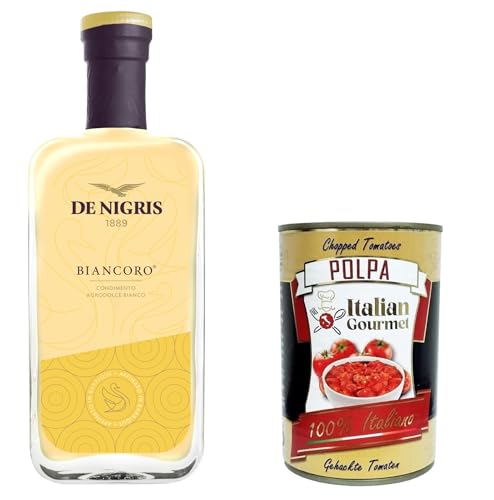 De Nigris- Biancoro Süß-saure Würze 250ml+ Italian Gourmet polpa 400g De Nigris- Biancoro Süß-saure Würze 250ml+ Italian Gourmet polpa 400g von Italian Gourmet E.R.