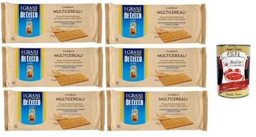 De cecco Crakers Multicereali Mehrkorncracker 6x250gr + Italian Gourmet polpa 400g De cecco Crakers Multicereali Mehrkorncracker 6x250gr + Italian Gourmet polpa 400g von Italian Gourmet E.R.