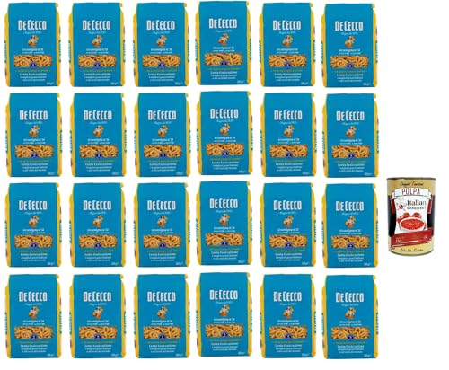 De cecco Gramigna N°31 100% Italienisch Pasta Nudeln 24x 500gr + Italian Gourmet Polpa 400g De cecco Gramigna N°31 100% Italienisch Pasta Nudeln 24x 500gr + Italian Gourmet Polpa 400g von Italian Gourmet E.R.