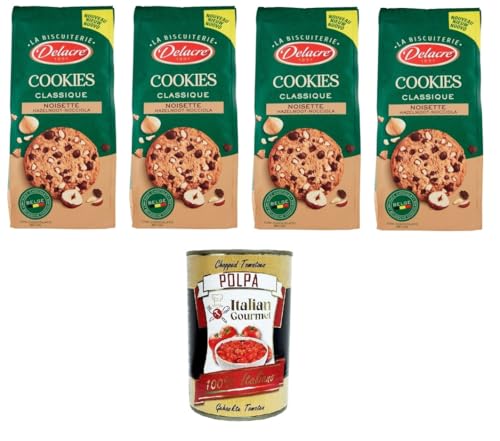 Delacre Cookies Classique Noisette Haselnuss-Haselnuss 4x136 g +Italian Gourmet polpa 400g Delacre Cookies Classique Noisette Haselnuss-Haselnuss 4x136 g +Italian Gourmet polpa 400g von Italian Gourmet E.R.
