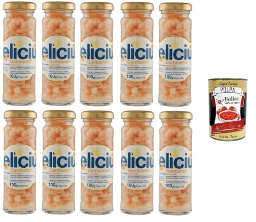 Delicius Gamberetti Al Naturale Natural Garnelen 10x100gr + Italian Gourmet polpa 400g Delicius Gamberetti Al Naturale Natural Garnelen 10x100gr + Italian Gourmet polpa 400g von Italian Gourmet E.R.