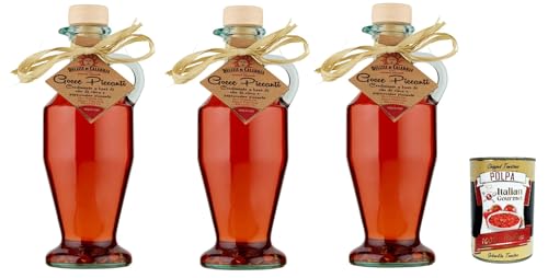 Delizie di Calabria, Olio Piccante Delizie Di Calabria, Würzige Ölköstlichkeiten von Kalabsen, 3x 250ml + Italian Gourmet polpa 400g Delizie di Calabria, Olio Piccante Delizie Di Calabria, Würzige Ölköstlichkeiten von Kalabsen, 3x 250ml + Italian Gourmet polpa 400g von Italian Gourmet E.R.