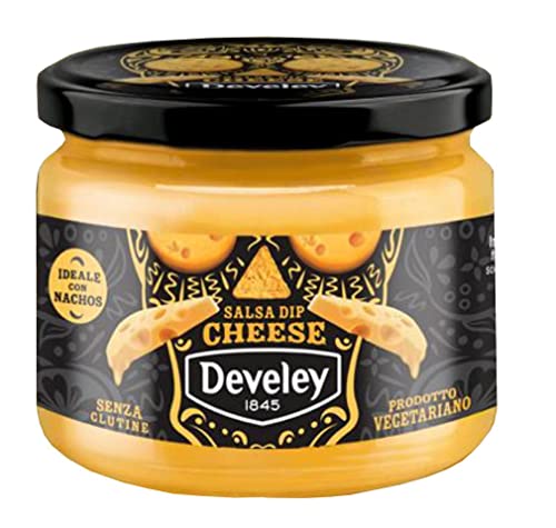 Develey Salsa Dip Cheese Käsesoße Käsesauce Glutenfrei Vegetarisches Produkt, ideal zu Nachos 270g Käsesauce von Italian Gourmet E.R.