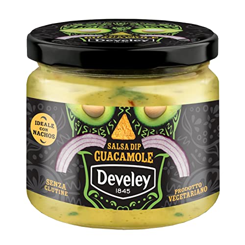 Develey Salsa Dip Guacamole Guacamole-Sauce Glutenfrei Vegetarisches Produkt ideal zu Nachos 270g von Develey