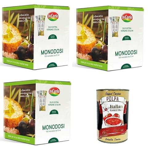 Di Carlo Natives Olivenöl Extra HO.RE.CA 300 Einzeldosen à 12 ml+ Italian Gourmet polpa 400g Di Carlo Natives Olivenöl Extra HO.RE.CA 300 Einzeldosen à 12 ml+ Italian Gourmet polpa 400g von Italian Gourmet E.R.