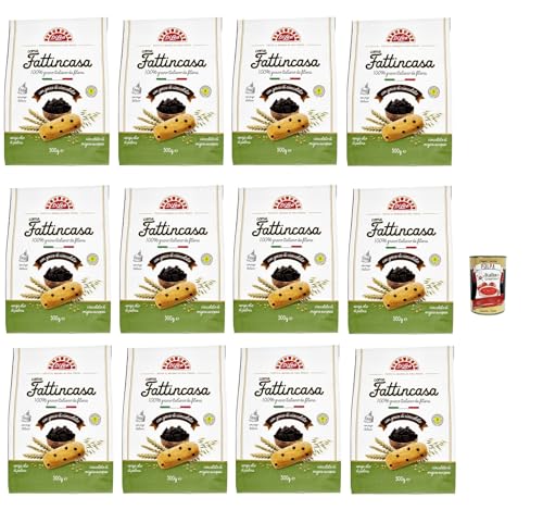 Di Leo Biscotti come Fattincasa con gocce di cioccolato, Kekse als hausgemachtes mit Schokoladenchips, biscuits 12 12x 500g + Italian Gourmet polpa 400g Di Leo Biscotti come Fattincasa con gocce di cioccolato, Kekse als hausgemachtes mit Schokoladenchips, biscuits 12 12x 500g + Italian Gourmet polpa 400g von Italian Gourmet E.R.