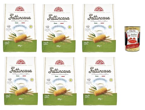 Di Leo Biscotti come Fattincasa con latte fresco italiano, Kekse als hausgemachtes mit mit frischer italienischer Milch, biscuits 6x 500g + Italian Gourmet polpa 400g Di Leo Biscotti come Fattincasa con latte fresco italiano, Kekse als hausgemachtes mit mit frischer italienischer Milch, biscuits 6x 500g + Italian Gourmet polpa 400g von Italian Gourmet E.R.