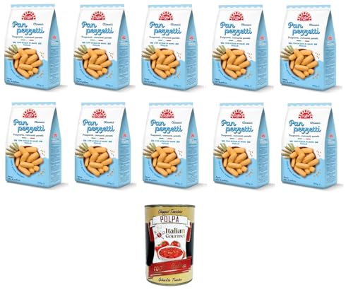 Di Leo Panpezzetti classici con acqua di mare Klassische Panpezzetti mit Meerwasser - 10x200 gr.+ Italian Gourmet Polpa di Pomodoro 400g Di Leo Panpezzetti classici con acqua di mare Klassische Panpezzetti mit Meerwasser - 10x200 gr.+ Italian Gourmet Polpa di Pomodoro 400g von Italian Gourmet E.R.