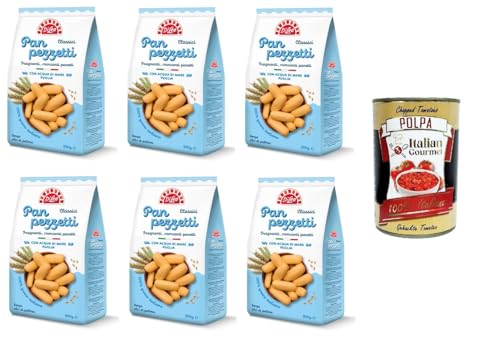 Di Leo Panpezzetti classici con acqua di mare Klassische Panpezzetti mit Meerwasser - 6x200 gr.+ Italian Gourmet Polpa di Pomodoro 400g Di Leo Panpezzetti classici con acqua di mare Klassische Panpezzetti mit Meerwasser - 6x200 gr.+ Italian Gourmet Polpa di Pomodoro 400g von Italian Gourmet E.R.